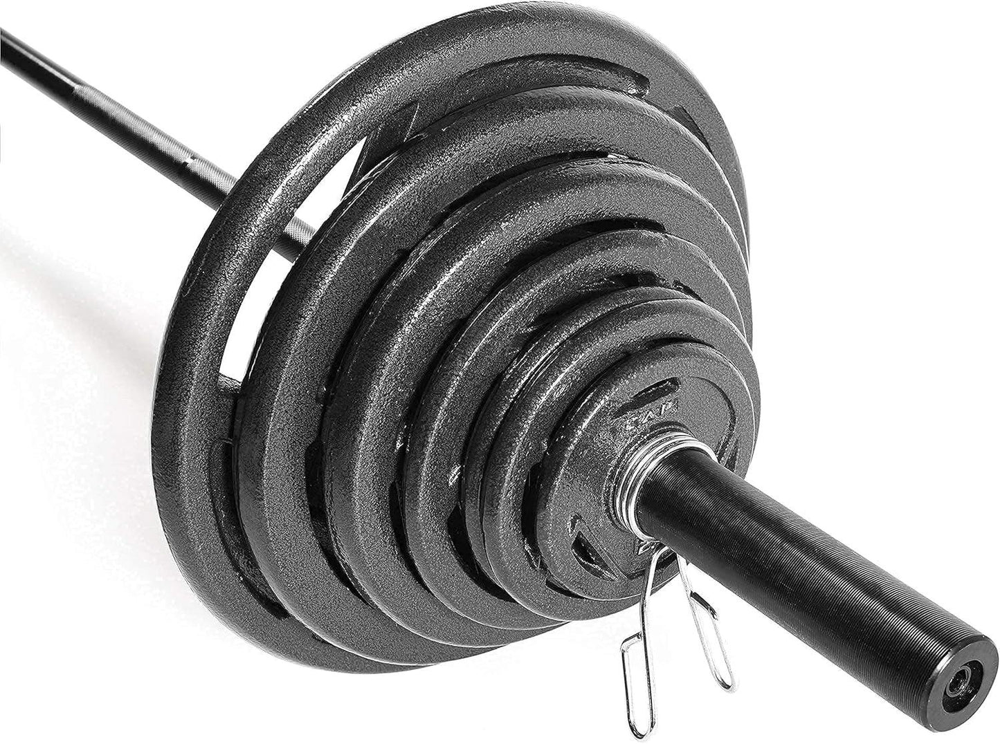 Cast Iron 2-Inch Olympic Grip Plate for Strength Training, Muscle Toning, Weight Loss & Crossfit - Multiple Choices Available