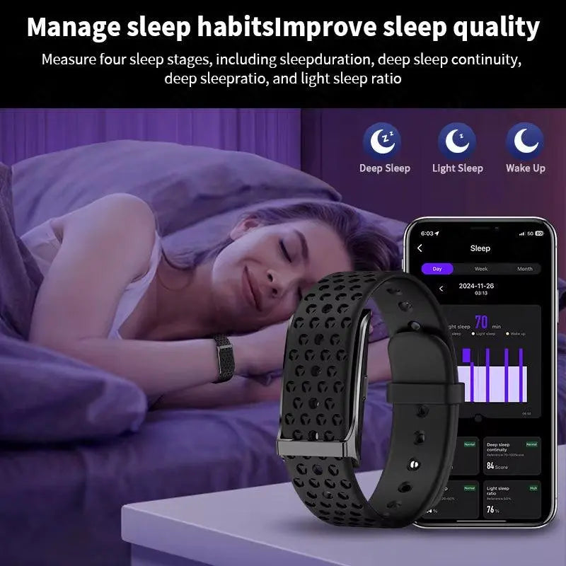 Health Smart Bracelet for Couples Heart Rate Monitor Activity Fitness Tracker Men Women Band Sports Waterproof Smart Watch