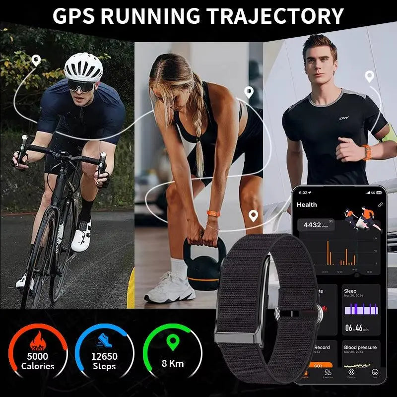 Health Smart Bracelet for Couples Heart Rate Monitor Activity Fitness Tracker Men Women Band Sports Waterproof Smart Watch