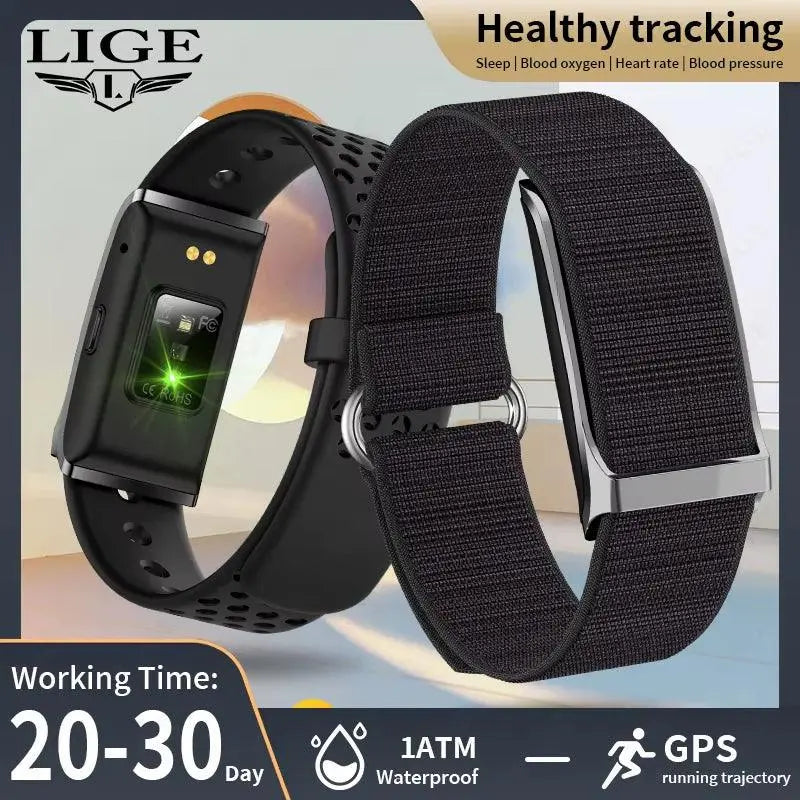 Health Smart Bracelet for Couples Heart Rate Monitor Activity Fitness Tracker Men Women Band Sports Waterproof Smart Watch